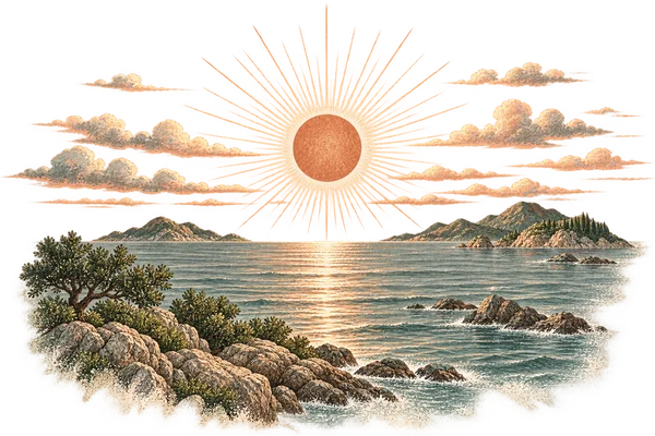 Engraved illustration: Sunshade